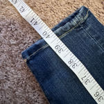 American Eagle distressed Curvy Super High Rise Jeggings dark wash size 4 Photo 8