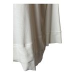 Lilla P Shirt Women Medium White Pima Cotton Knit Asymmetric Hem‎ Top Tee Photo 5