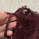 Abercrombie & Fitch Lace Burgundy Top Photo 6