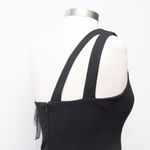 XScape . Women's One-Shoulder Side-Slit Dress. Photo 5