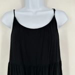 Talula Women's Sleeveless Tiered Scoop Neck Mini Summer Dress Black Size Small Photo 5