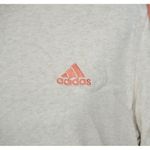Adidas  Ladies 3 Stripe Beige Tan Pullover Sweatshirt Size S Logo Athletic Casual Photo 2
