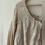 The Impeccable Pig Boho Long Sleeve Flowy Floral Embroidered Blouse Photo 3