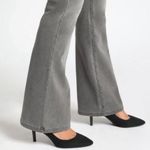 Betabrand Yoga Denim Midrise Bootcut Flare Jeans in Rinsed Gray Size Medium Photo 7