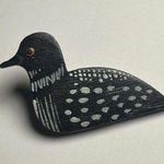 Wood Duck Bird Hand Crafted Hand Painted Brooch Pin Photo 3