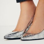 Kobe Husk Titan Heels in silver metallic Size 9.5 Photo 2