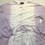 Hudson Gray Women's Purple Cotton Blend Tie Dye Long Sleeve Shirt Size Large USA Photo 5