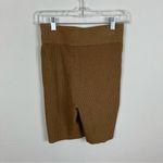 frame denim Frame Brown Rib Bike Shorts Photo 7