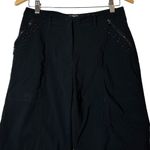 Jamie Sadock Womens Golf Pants Ankle Cropped Mid Rise Zippers Studs Size 6 Photo 5