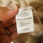 LOUNA Tan Beige Long Sleeves Top Cutout Sweater Size Large Photo 4