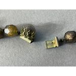 Vintage Vogue Chunky Copper Gold Tone Beaded Necklace and Earrings Photo 9