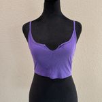 Purple Cropped Tank Top Size M Photo 1