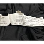 ZARA Black Dress Ruche Cut Out Women’s Small Square Neck Long Sleeve Photo 8