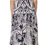 Free People  La Mar Maxi Dress Long Flowy Batik Print Black & Cream Size Small Photo 1