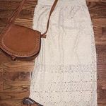 Cream Lace Skirt Tan Photo 3