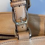 MCM Ivory Leather Shoulder Bag - Preowned Photo 11