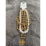 8 Other Reasons Layered Cross Necklace in Gold Womens Collar Beaded Beach Photo 4