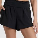 Joy Lab Black Mid Rise Foldover Waist Athletic Shorts Medium Photo 5
