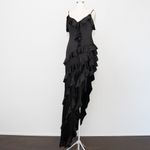 Elliatt - Kyla Asymmetrical Ruffle Gown Photo 1