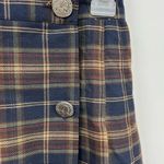 Tracy Evans Vintage size small wrap around vintage plaid skirt rayon blend made in the USA Photo 4