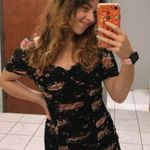 Floral Bustier Ruched Dress Multi Size M Photo 0