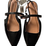 Old Navy Slingback Blackjack Patent Women's Pointed Shoes Sz 6 NWT Photo 0