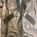 Marco Morani Vintage 80s 90s Long Leather Jacket Trench Coat Oversized sz Small Photo 4