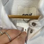 Aerie  White Button Neck Pullover Sweatshirt Casual Lounge Cozy Top Sz XL Photo 5