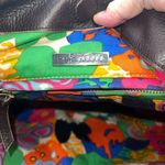 Marc Jacobs  Vintage Thick Leather Hobo Bag With Bows And Psychedelic Interior Photo 14