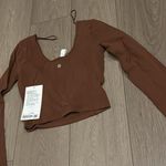 Lululemon Align Long Sleeve Roasted Brown Photo 2