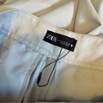 ZARA NWOT High Rise Trouser Pants Sz Small Grey Wide Leg Photo 6