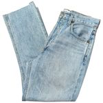 AGOLDE  Women’s Size 26 Shatter Blue Wash Riley High Rise Straight Crop Jeans Photo 4