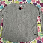Calvin Klein Long sleeve waffle knit top shirt loose Photo 3