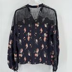 ALLSAINTS  silk Laya‎ Meadow Top size medium Photo 3