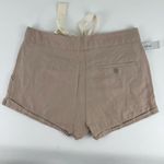 Wilfred NWT  Allegra Tan Shorts with Cream Tie Photo 6