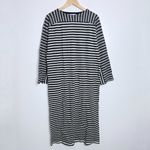 ZARA NWT  100% Wool Striped Midi Dress‎ Black/White Size Small Photo 1