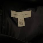 Monique Lhuillier High Neck Evening Gown Dress Navy Pockets Photo 12