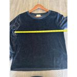 Nation LTD. Kiera Black Velvet Lantern Puff Sleeve Slouchy Crewneck Top sz Small Photo 8