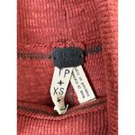 We The Free  Rust Red Draped Split Back Turtleneck Sweater - Size - XS Photo 4