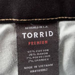 Torrid Sky High Skinny Jeans Womens Shorts Sz 18 Dark Wash Denim Stretch 2019 Photo 7