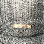 J. McLaughlin  Wool Blend Black Turtleneck Knit Pullover Shrug Poncho Sweater Photo 3