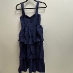 We Wore What Corset Maxi - Size 0 - Navy - NWT Photo 3