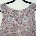 Roz & Ali | Blush Pink Butterfly & Floral Print Layered Sleeveless Top | XL Photo 4