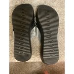 Yellow Box NWOT  Silver Burke Wedge Thong Rhinestone Sandal, 9.5 Photo 4