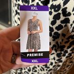 Premise NWT  Leopard Rayon Blend Dress Size XXL Photo 3