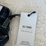 RE/DONE  Originals High Riss Crop Jeans 25 Midnight Blue NEW 190-3WHRAC Photo 2