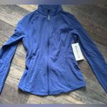 Athleta NWT Salutation 2.0 zip up Jacket Blue Size Small Photo 1