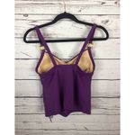 Lands End Tankini & skort set purple With gold accents color size 4 Photo 3
