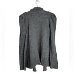 Anthropologie  Puff Shoulder Open Cardigan Sweater Size Large Photo 4