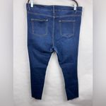 Wild Fable  High Rise Skinny Jeans Blue Distressed Raw Hem Stretch Denim 16 Photo 5